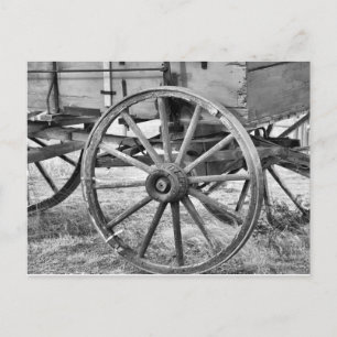 Old West Wagon Postkarte