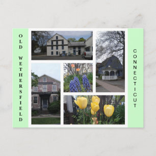 Old Wethersfield Connecticut Postcard Postkarte