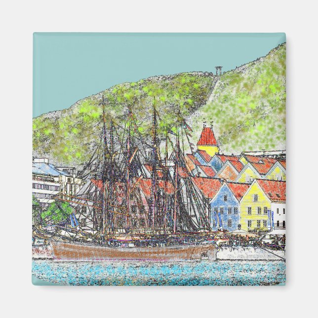 Old Wharf Magnet (Vorne)