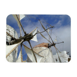 Old Windmills Olympos Karpathos, Griechenland Magnet