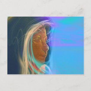 Old woman postkarte