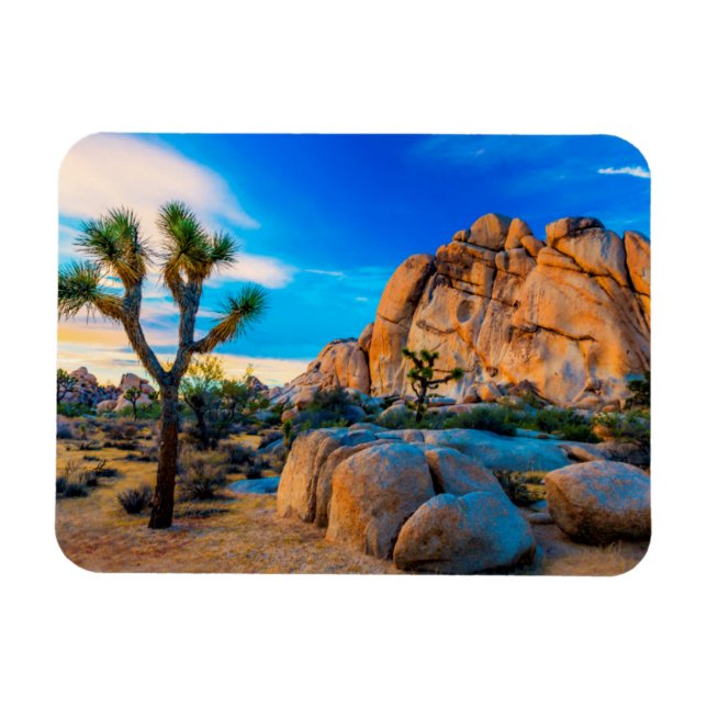 Old Woman Rock - Joshua Tree Nationalpark Magnet (Horizontal)