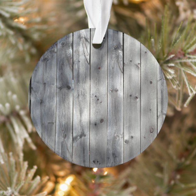 Old Wood Planks Ornament (Baum)