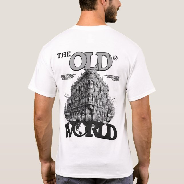 Old World Architecture T - Shirt - Vintage Eleganz (Rückseite)