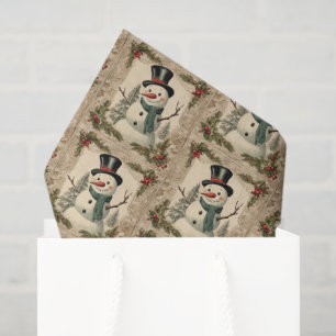 Old World Christmas Snowman Seidenpapier