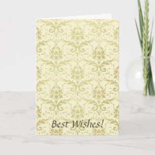 Old World Damask Muster Karte