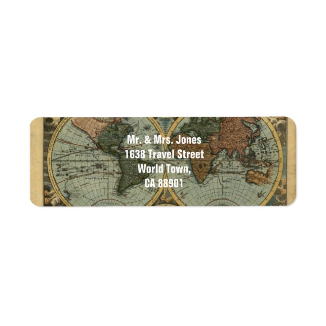 Old World Map Labels (Vorne)