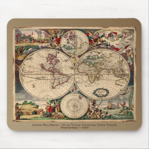 Old World Map Mousepad