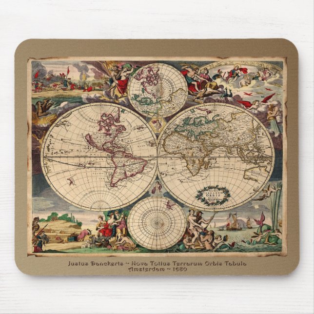 Old World Map Mousepad (Vorne)