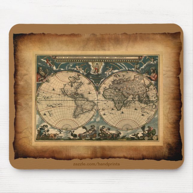 Old World Map Mousepad (Vorne)
