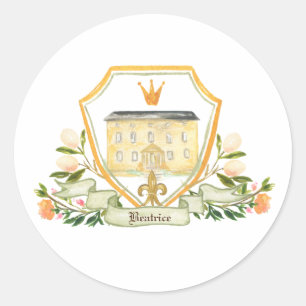 Old World Shakespeare   Fairytale Runder Aufkleber