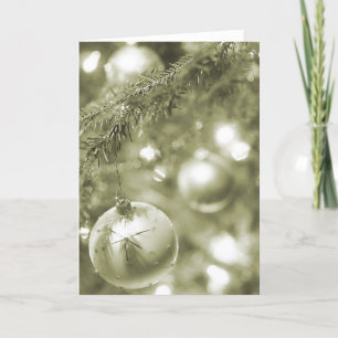 Old World Sparkle Weihnachtskarte Feiertagskarte