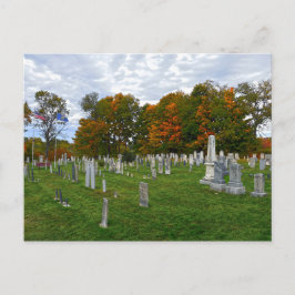 Old Yard Friedhof, Stowe, Vermont Postkarte