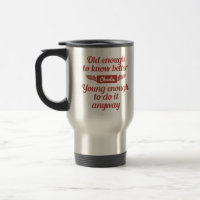 "Old & Young" individuelle Name Tasse