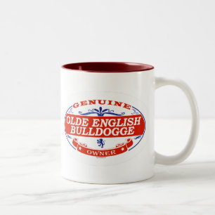 Olde Englisch Bulldogge Zweifarbige Tasse