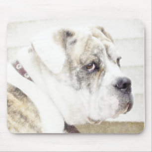 Olde english bulldogge mousepad
