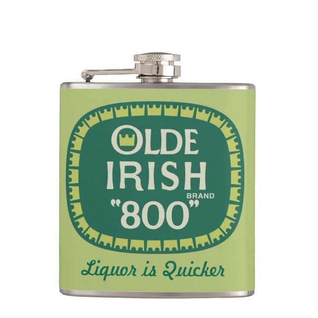 Olde Irish 800 Flachmann (Vorderseite)