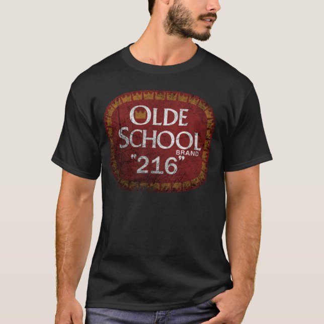 Olde Schule "216" Cleveland T-Shirt (Vorderseite)