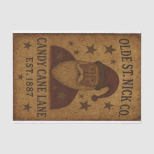 Olde St Nick Zuckerstangen Seidenpapier