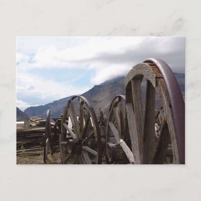 Olde Town in Cody, Postkarte (Vorderseite)