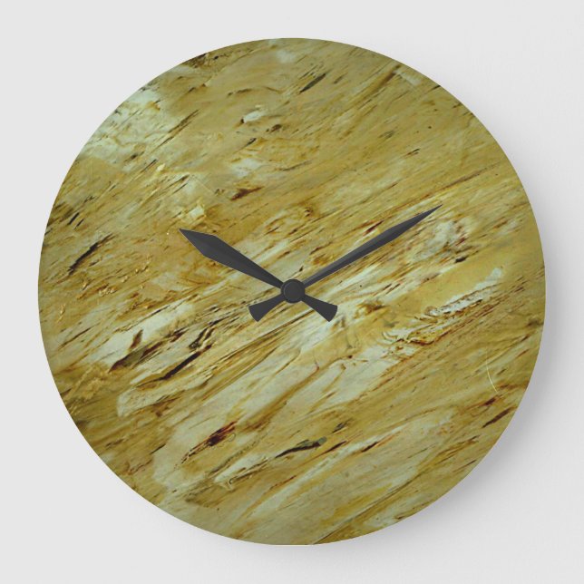 Olde World Marble Clock Große Wanduhr (Vorderseite)