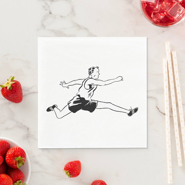 Olden Days Hurdler Serviette (Von Creator hochgeladen)