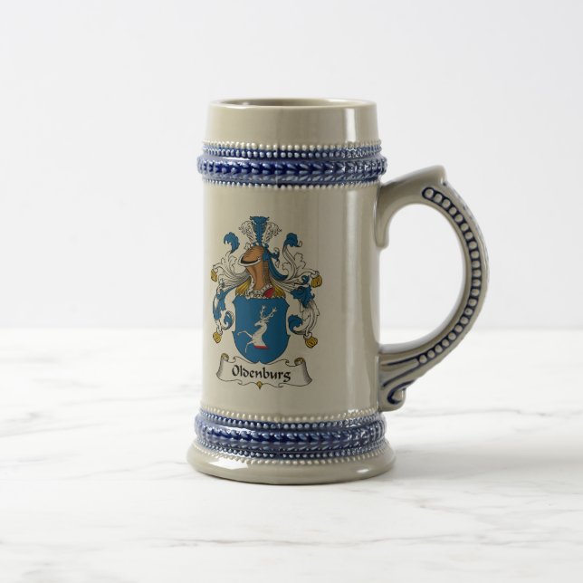 Oldenburg-Familienwappen Bierglas (Rechts)