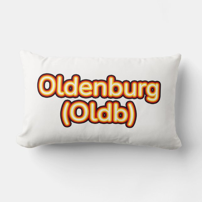 Oldenburg(Oldb) Deutschland Lendenkissen (Vorderseite)