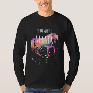 Oldenburger Pferd Mama Galaxy Pferd Mädchen Reitsp T-Shirt