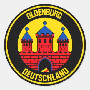 Oldenburger RundEmblem Runder Aufkleber