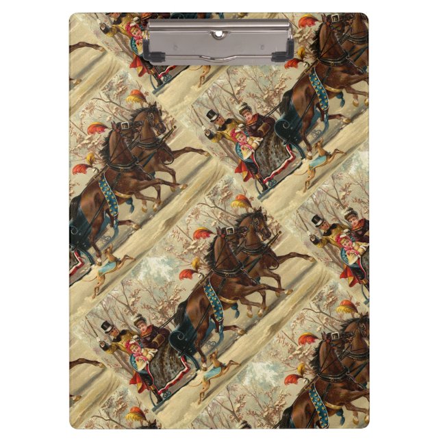 Older and Younger Sisters Ride - Mary Evans Klemmbrett (Vorderseite)