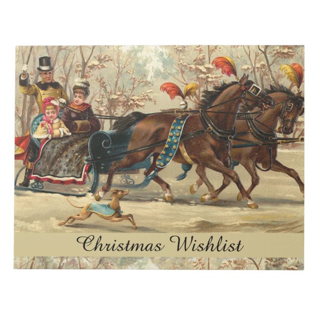 Older and Younger Sisters Ride - Mary Evans Notizblock (Vorderseite)