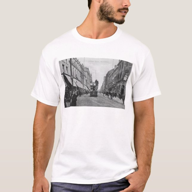 Oldham-Straße, Manchester, c.1910 T-Shirt (Vorderseite)