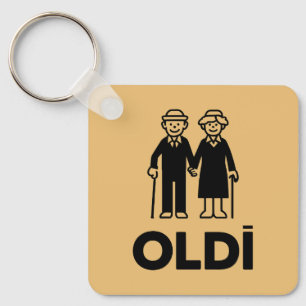 Oldi Birthday Schlüsselanhänger