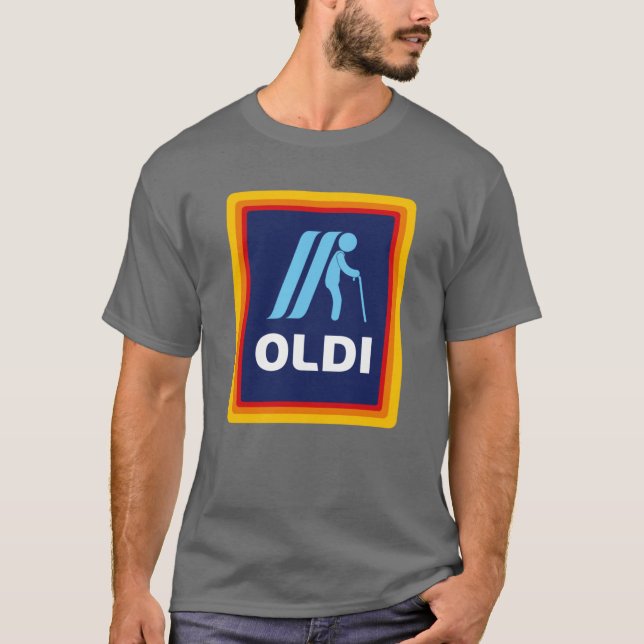Oldi design funny birthday gift boy T-Shirt (Vorderseite)