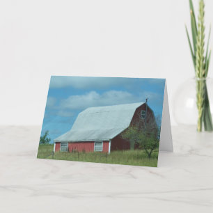 Oldie-Geburtstag, Scheunen Karte