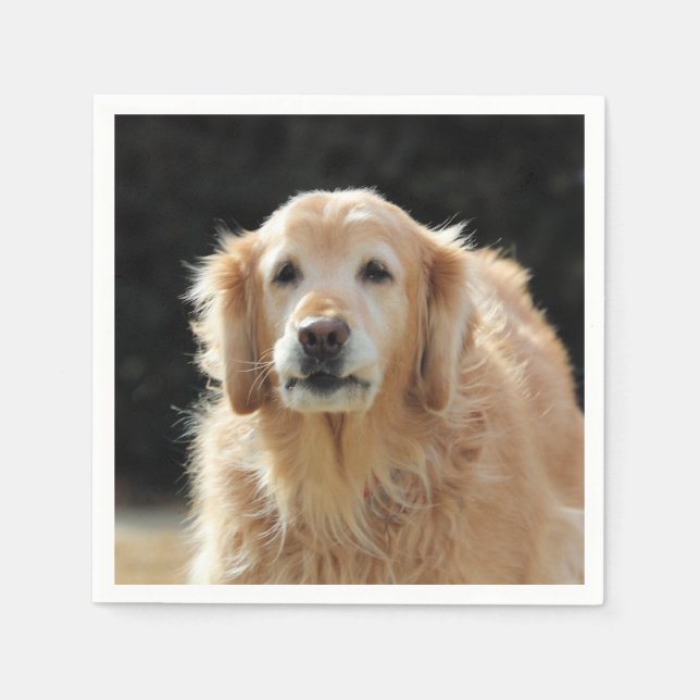 Oldie Golden Serviette (Vorderseite)