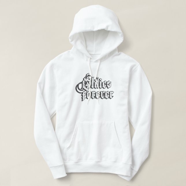 Oldies für immer hoodie (Design vorne)