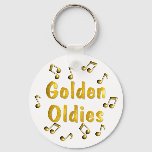 Oldies Music Schlüsselanhänger (Vorderseite)