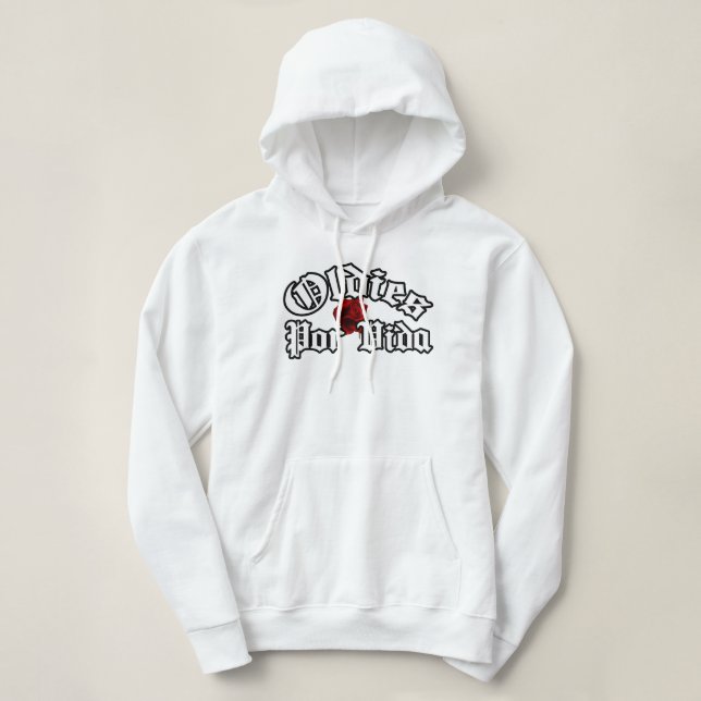 Oldies por vida hoodie (Design vorne)