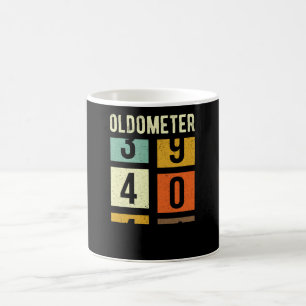 Oldometer 40. Geburtstagsgeschenk Kaffeetasse