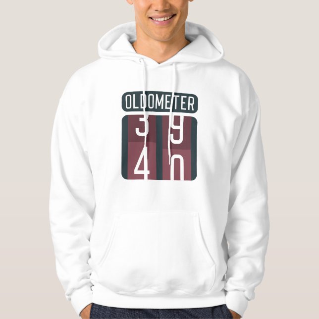 Oldometer 40 hoodie (Vorderseite)