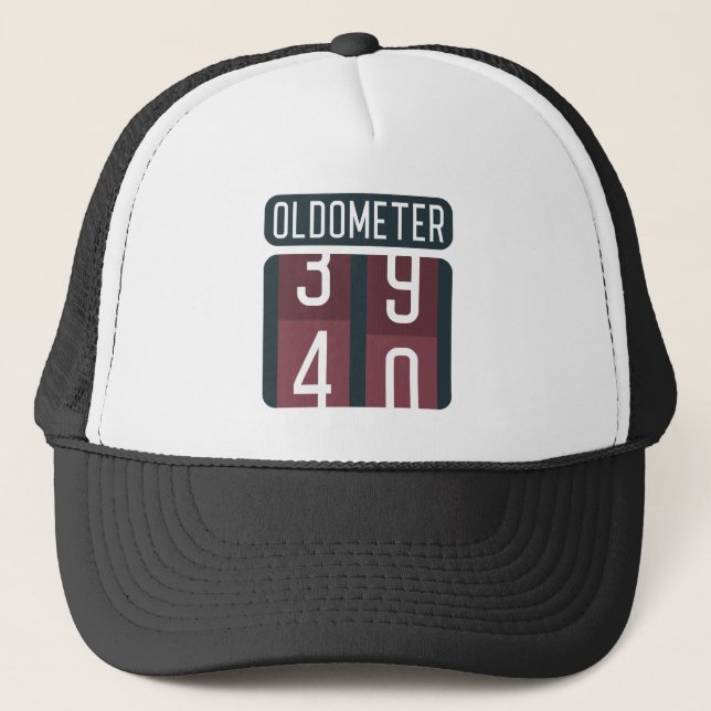 Oldometer 40 truckerkappe (Vorderseite)