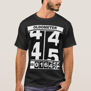 Oldometer 45. Geburtstag Lustiger Meilenstein Kilo T-Shirt