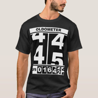 Oldometer 45. Geburtstag Lustiger Meilenstein Kilo T-Shirt