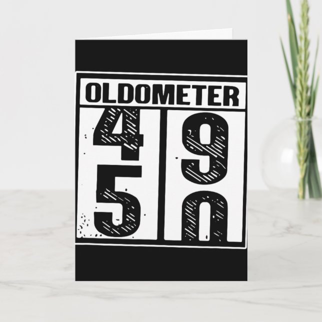 Oldometer 49-50 50 Oldometer Vatertag  Karte (Vorderseite)