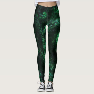 OldOnes Fraktal Art Design Leggings