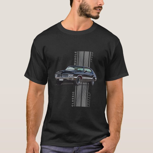 Olds 442 American Muscle Cars T-Shirt (Vorderseite)