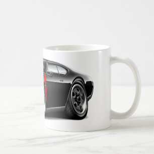 Olds 442 Schwarz-Rotes Auto 1968 Tasse