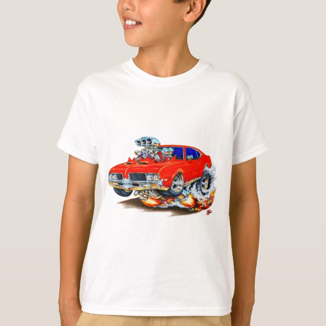Olds Macheten-Rot-Auto 1969 T-Shirt (Vorderseite)